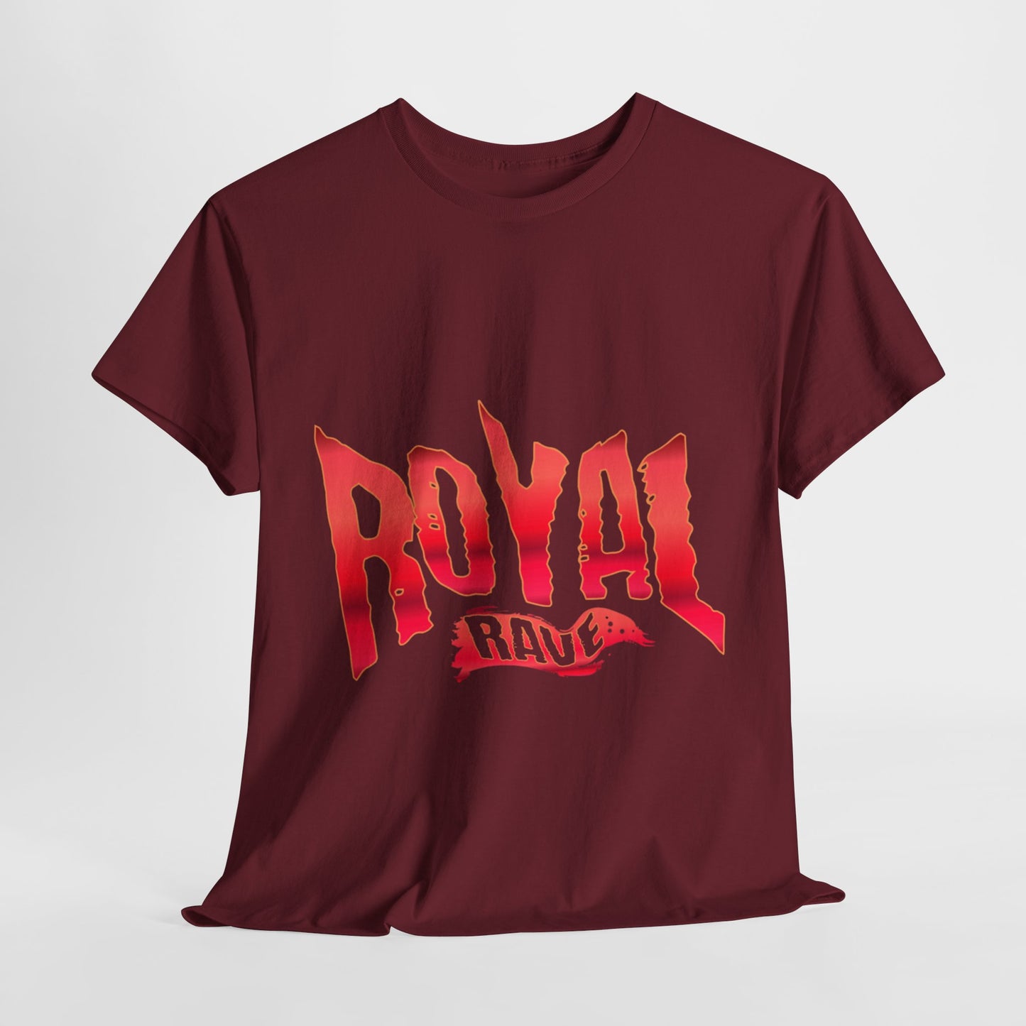 "Royal Rave" T-Shirt – Bold Soundwave-Inspired Statement Design