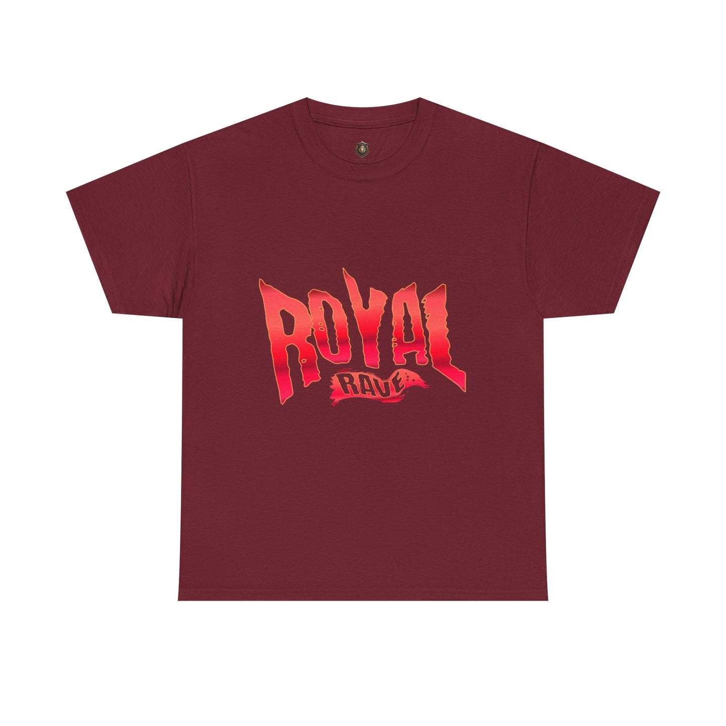 "Royal Rave" T-Shirt – Bold Soundwave-Inspired Statement Design