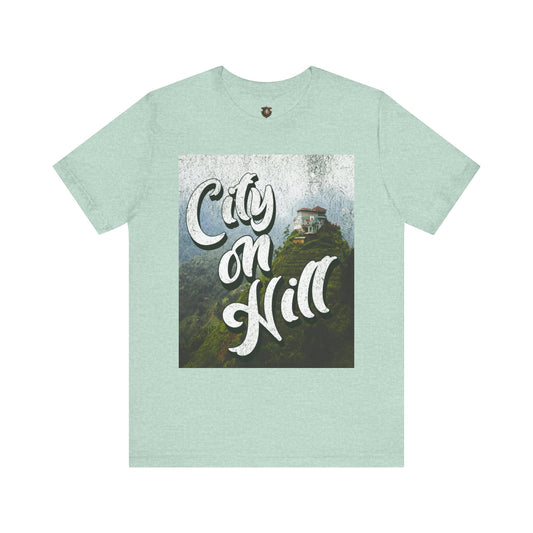 "City on a Hill" T-Shirt – Cotton Comfort