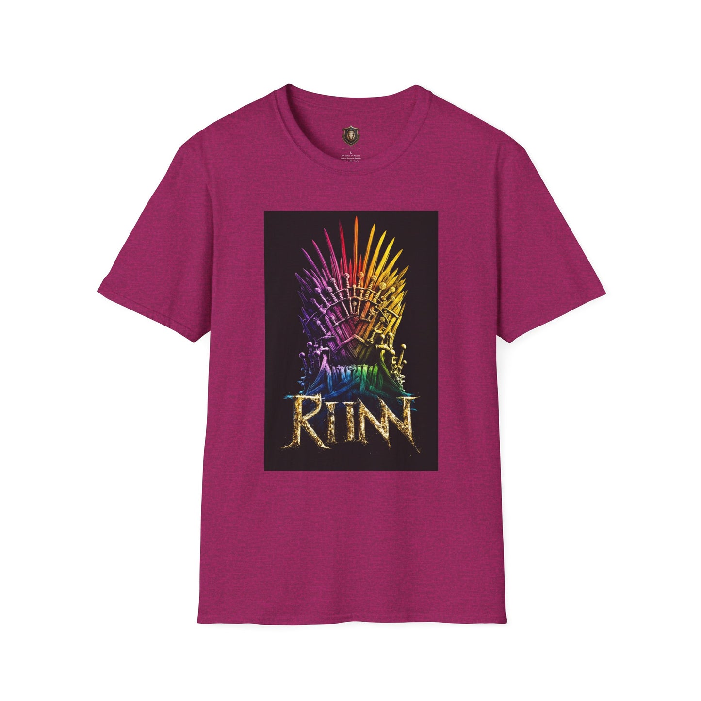 "RINN Throne" T-Shirt – 100% Cotton, Vibrant Royal Design