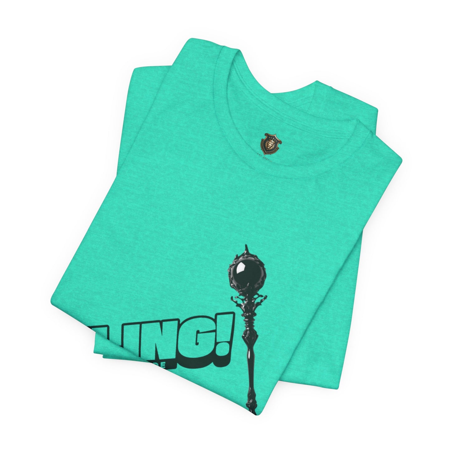 "Ruling with Pride" T-Shirt – 100% Airlume Cotton, Regal Scepter Design