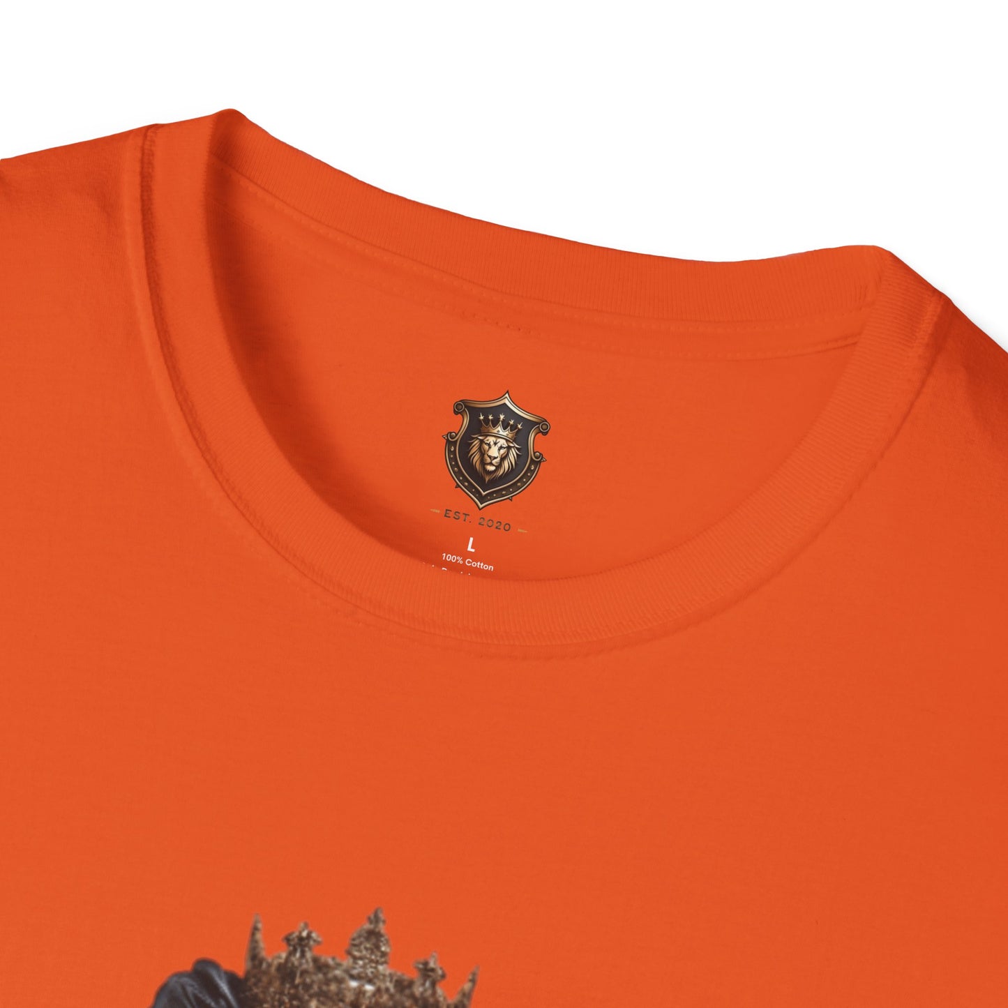 Kingsvault Signature T-Shirt – Ethically Sourced Cotton, Bold Lion & Crown Design