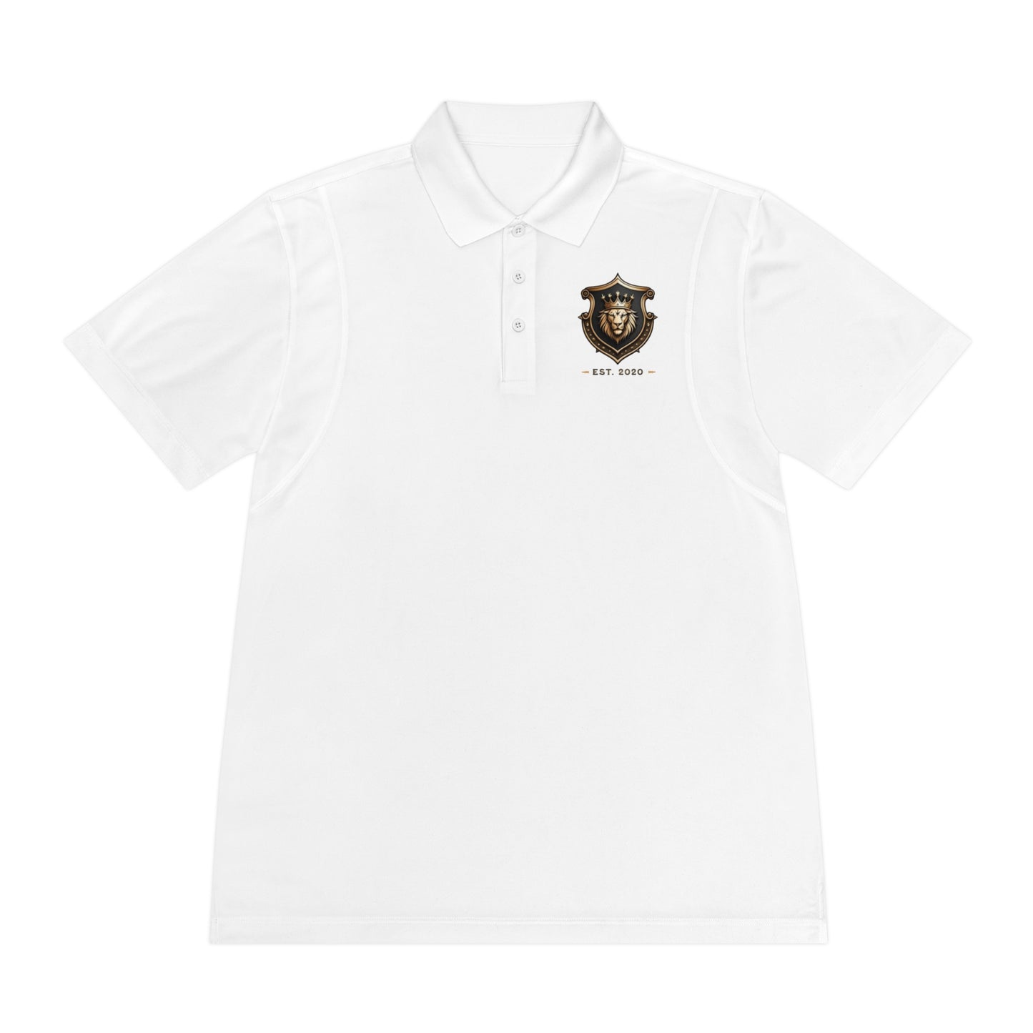 Kingsvault Signature Polo Sport Shirt – Moisture-Wicking, Embroidered Crest Logo