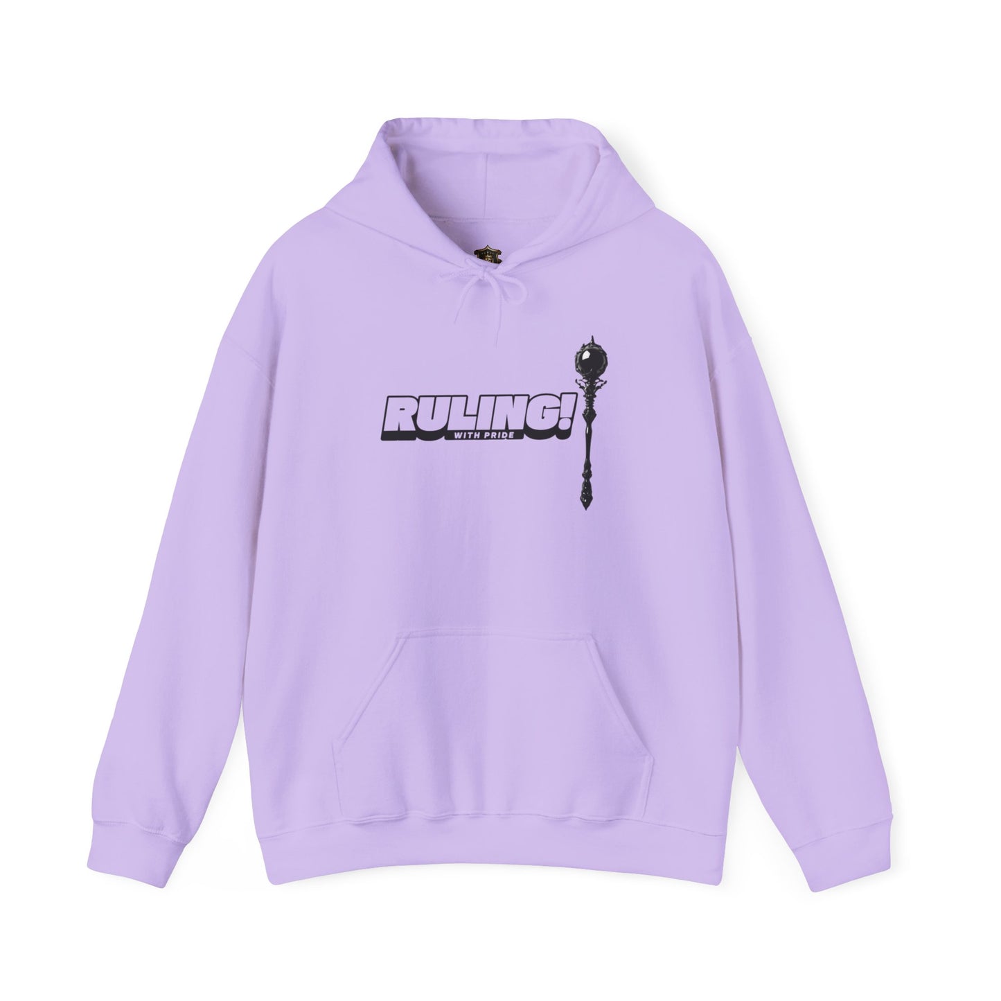 "Ruling with Pride" Hoodie – Cotton-Poly Blend, Bold Scepter Design