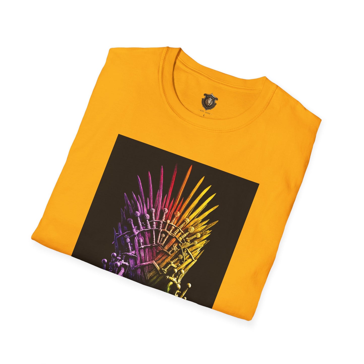 "RINN Throne" T-Shirt – 100% Cotton, Vibrant Royal Design