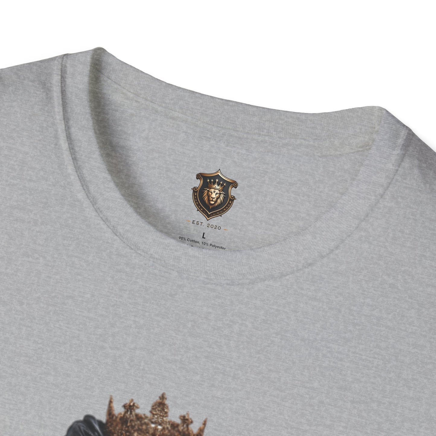 Kingsvault Signature T-Shirt – Ethically Sourced Cotton, Bold Lion & Crown Design