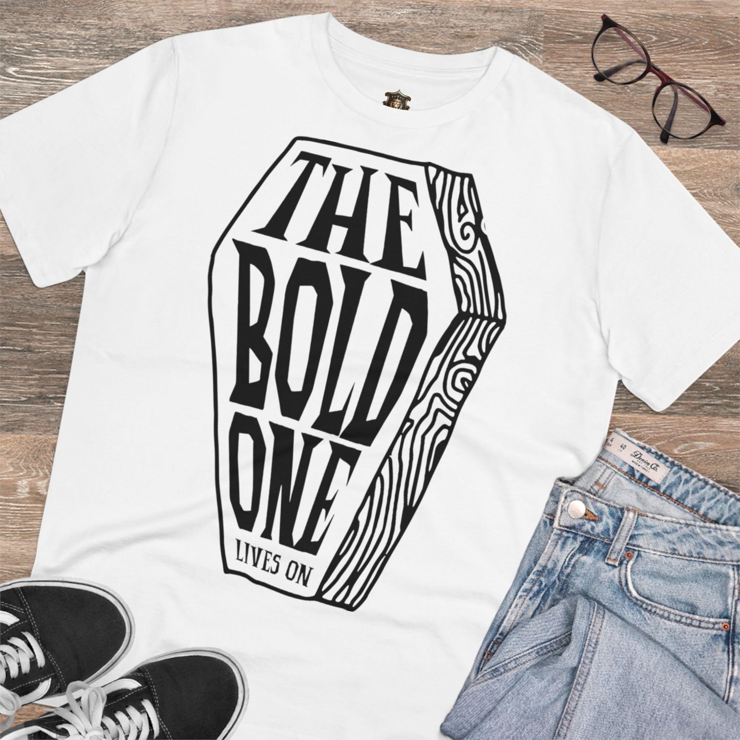 "The Bold One Lives On" Organic T-Shirt – 100% Cotton, Fearless Statement Design