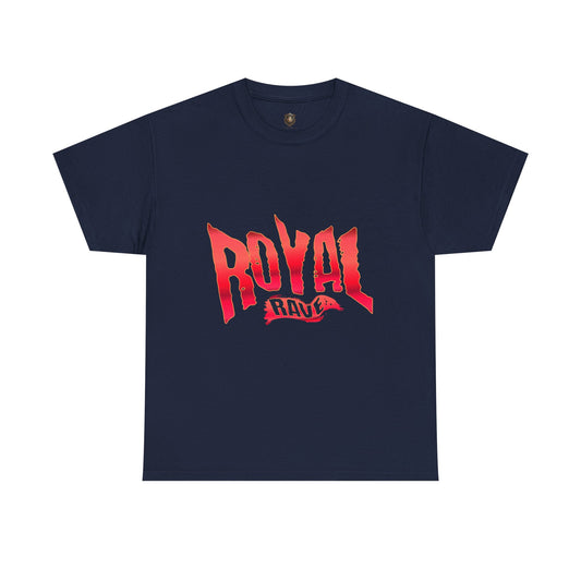 "Royal Rave" T-Shirt – Bold Soundwave-Inspired Statement Design