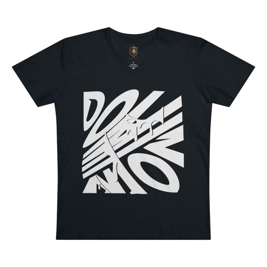 "Dominion" V-Neck T-Shirt – Bold Leadership-Inspired Statement Design