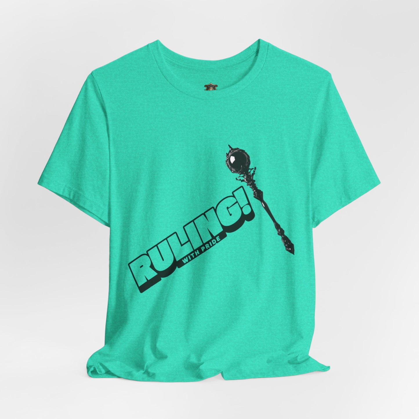 "Ruling with Pride" T-Shirt – 100% Airlume Cotton, Regal Scepter Design