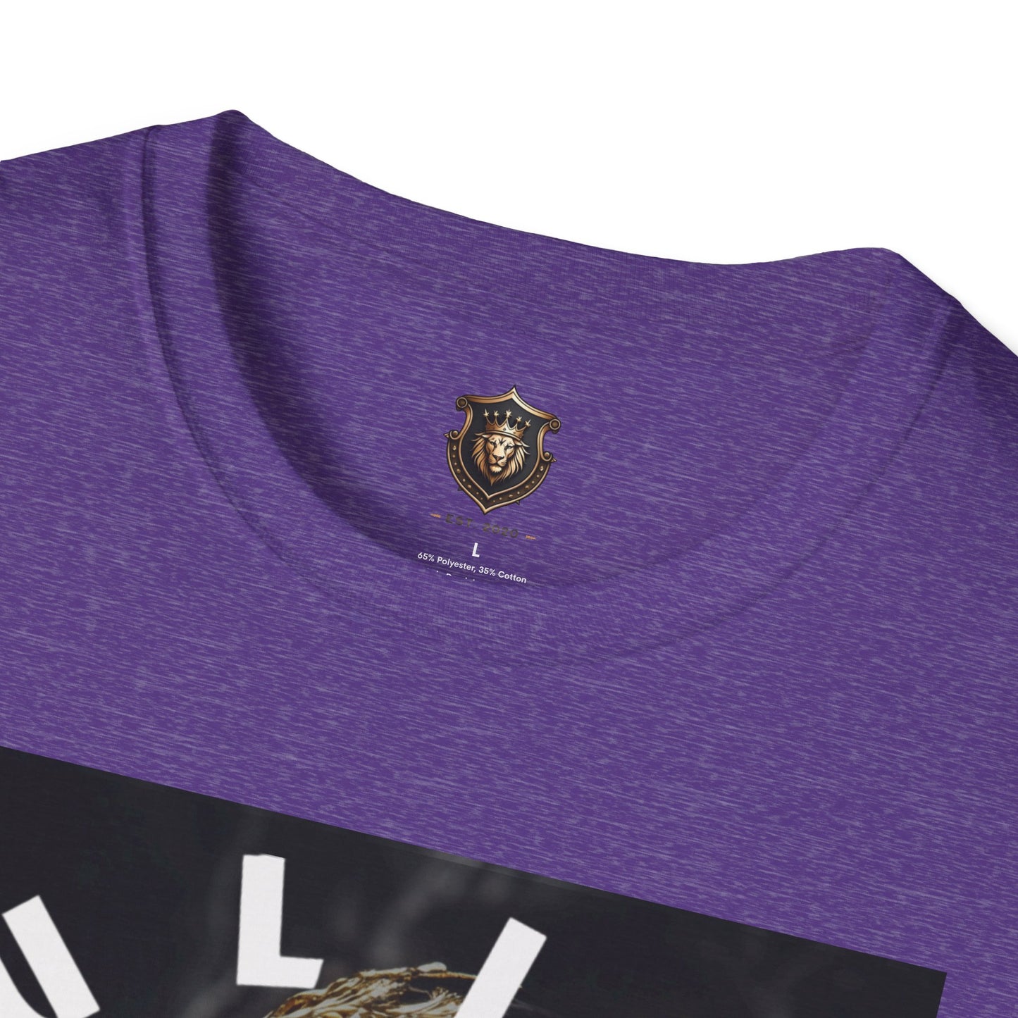 "Ruling Royalty" T-Shirt – 100% Cotton, Golden Scepter Design