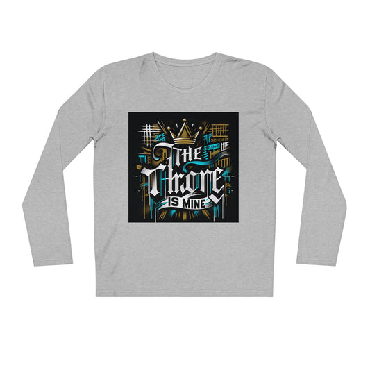 "The Throne Is Mine" Long Sleeve Shirt – Bold Graffiti Crown Design