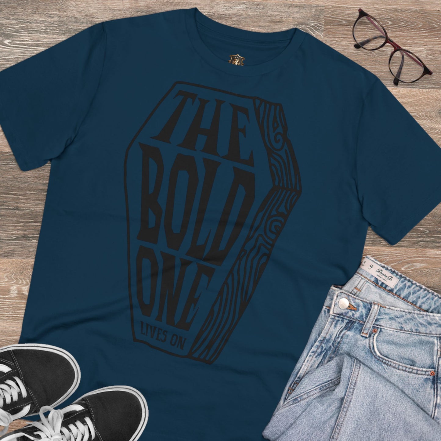 "The Bold One Lives On" Organic T-Shirt – 100% Cotton, Fearless Statement Design