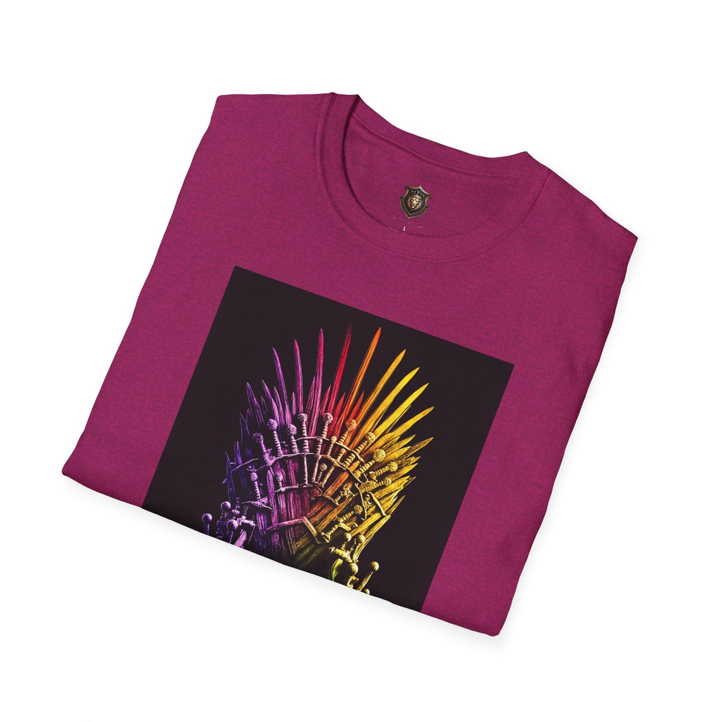 "RINN Throne" T-Shirt – 100% Cotton, Vibrant Royal Design