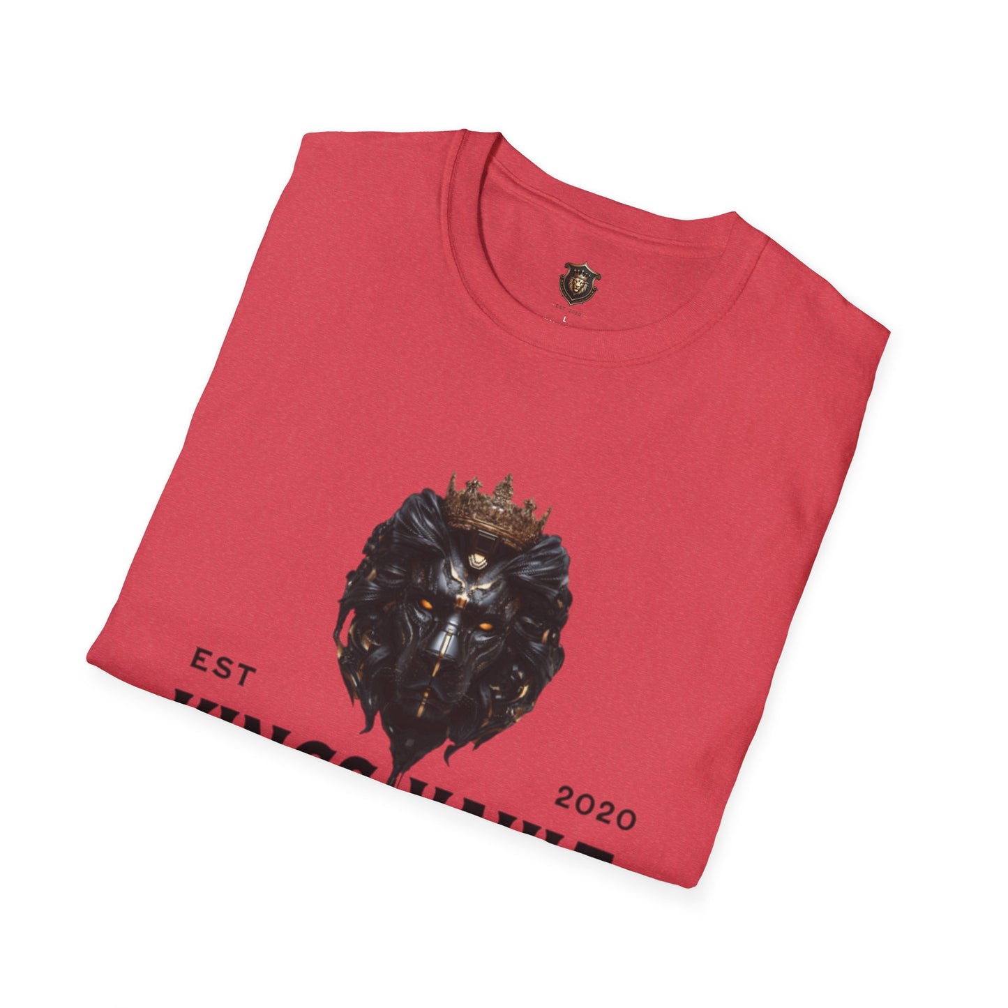 Kingsvault Signature T-Shirt – Ethically Sourced Cotton, Bold Lion & Crown Design