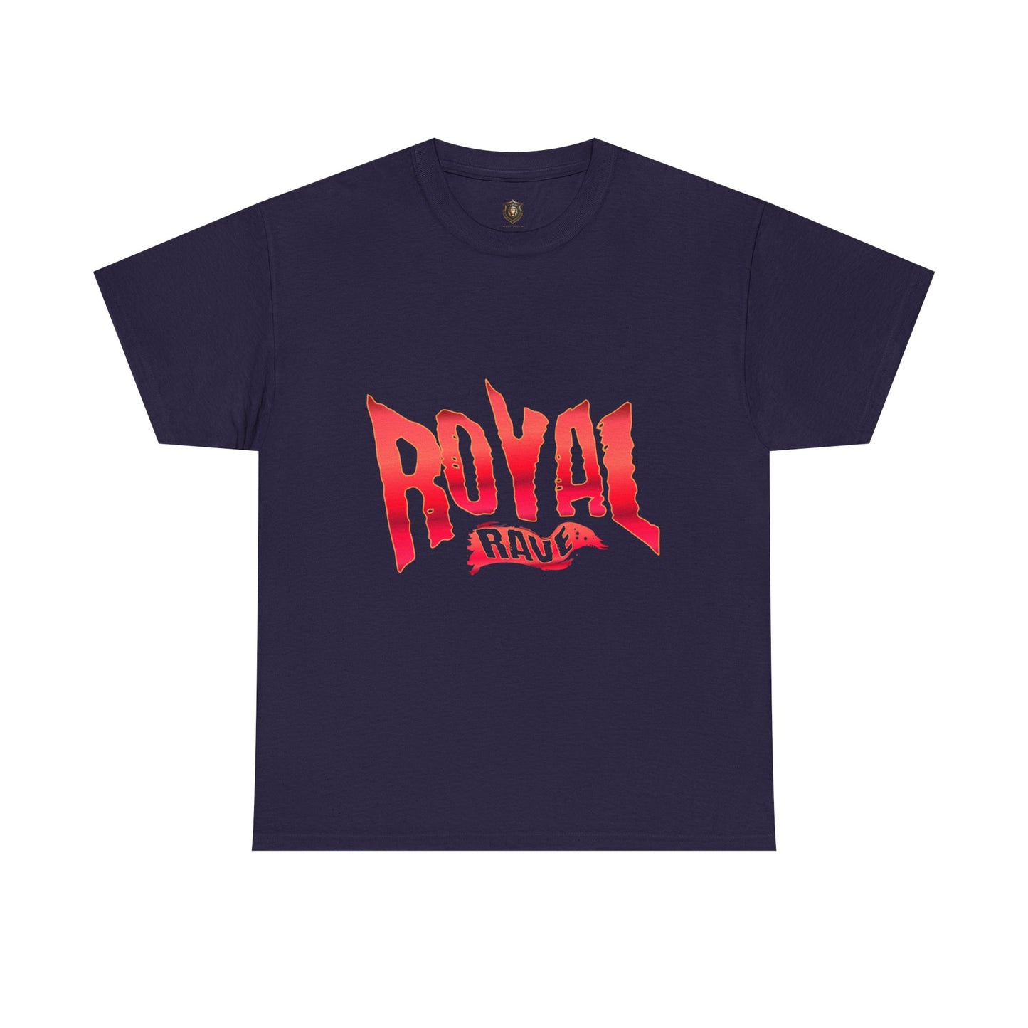 "Royal Rave" T-Shirt – Bold Soundwave-Inspired Statement Design