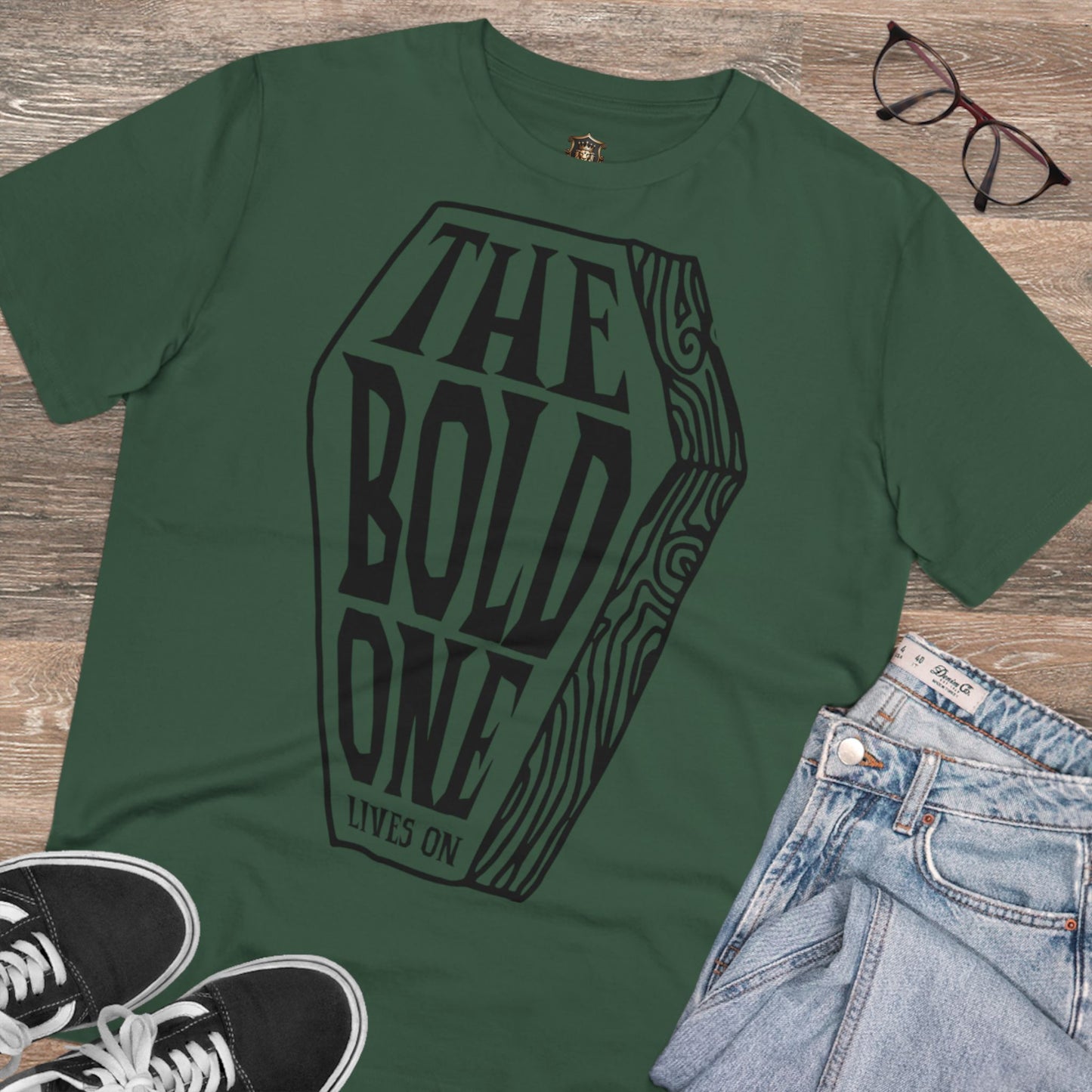 "The Bold One Lives On" Organic T-Shirt – 100% Cotton, Fearless Statement Design