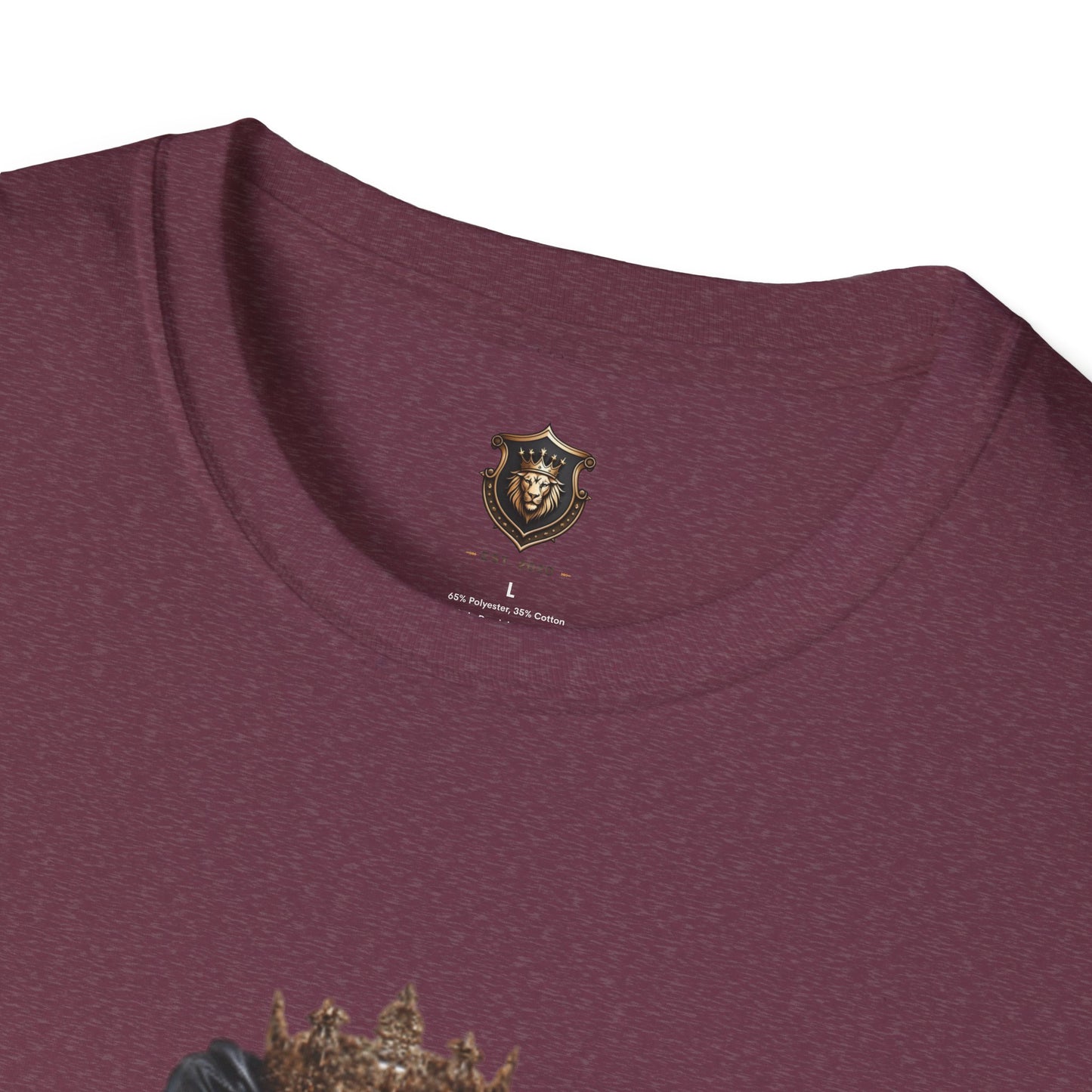 Kingsvault Signature T-Shirt – Ethically Sourced Cotton, Bold Lion & Crown Design