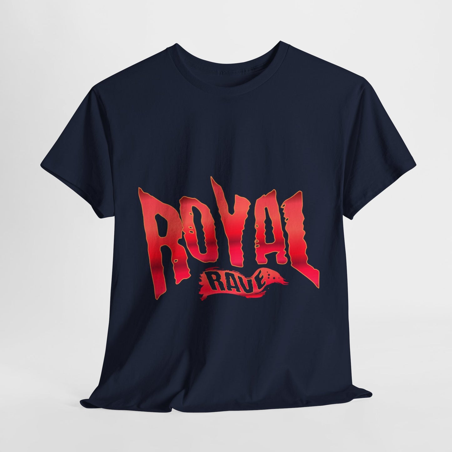 "Royal Rave" T-Shirt – Bold Soundwave-Inspired Statement Design