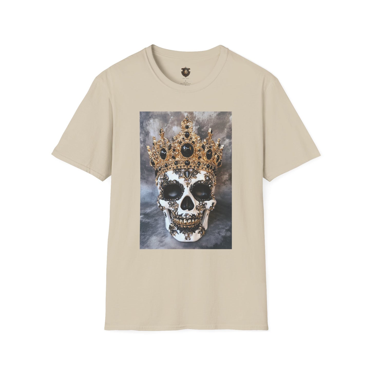 Golden Skull T-Shirt - 100% Cotton