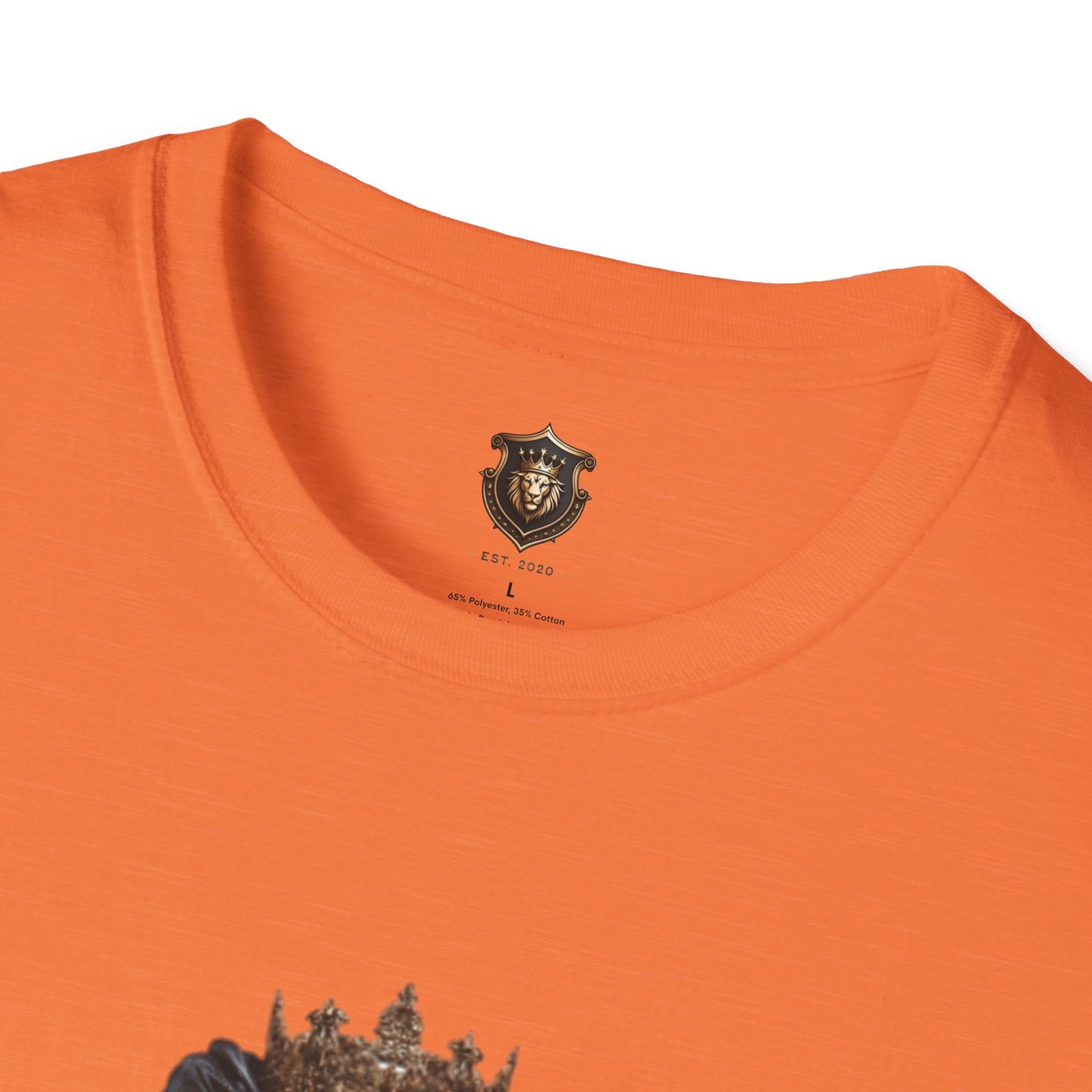 Kingsvault Signature T-Shirt – Ethically Sourced Cotton, Bold Lion & Crown Design