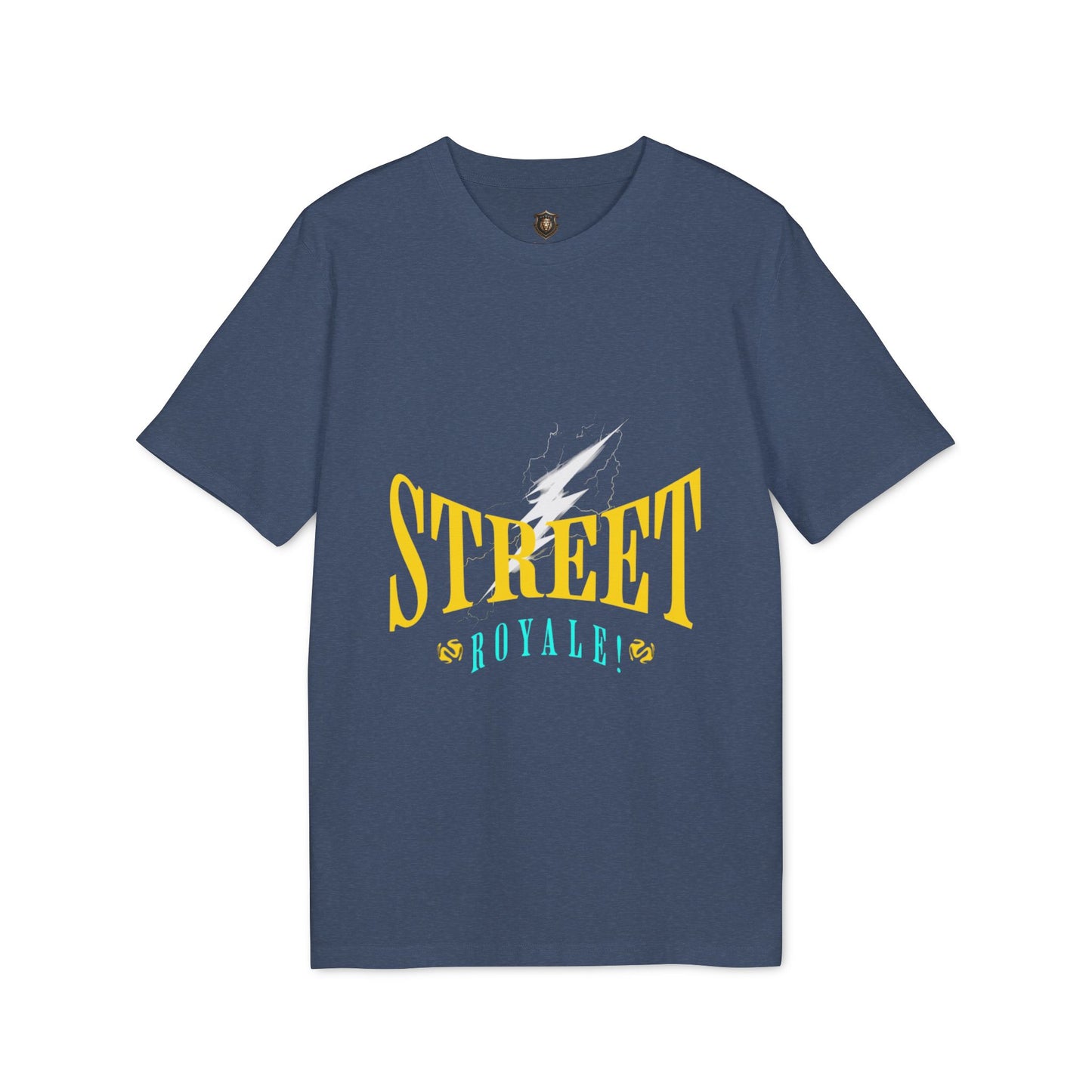 "Street Royale" T-Shirt – 100% Organic Cotton, Bold Thunder Design