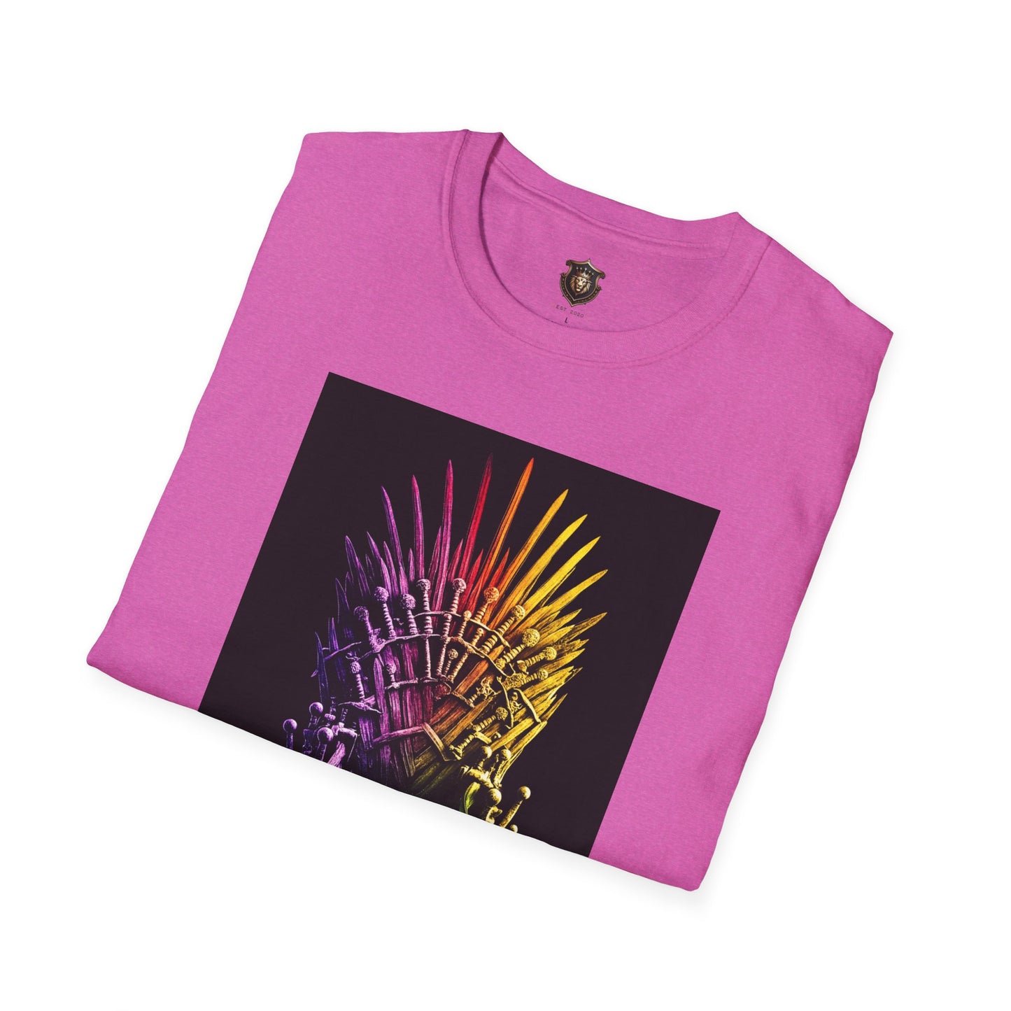 "RINN Throne" T-Shirt – 100% Cotton, Vibrant Royal Design