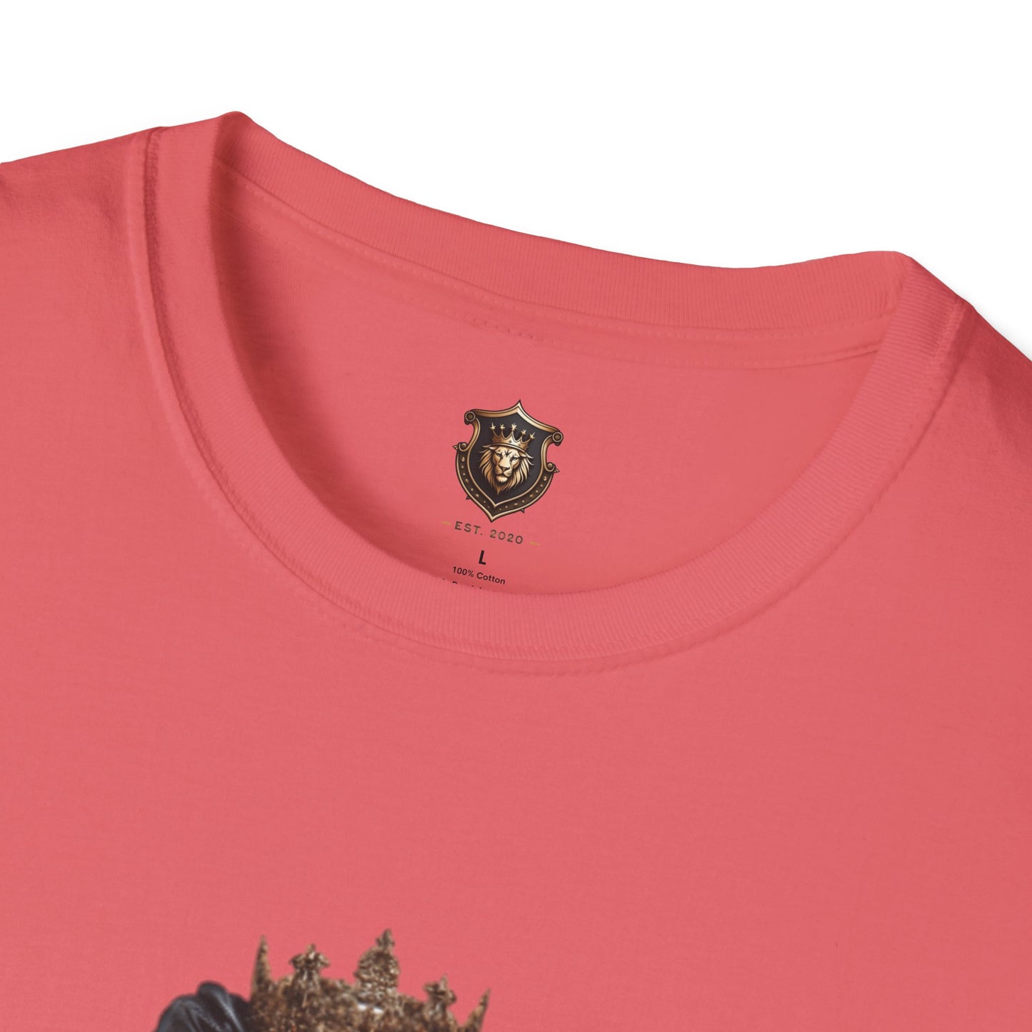 Kingsvault Signature T-Shirt – Ethically Sourced Cotton, Bold Lion & Crown Design