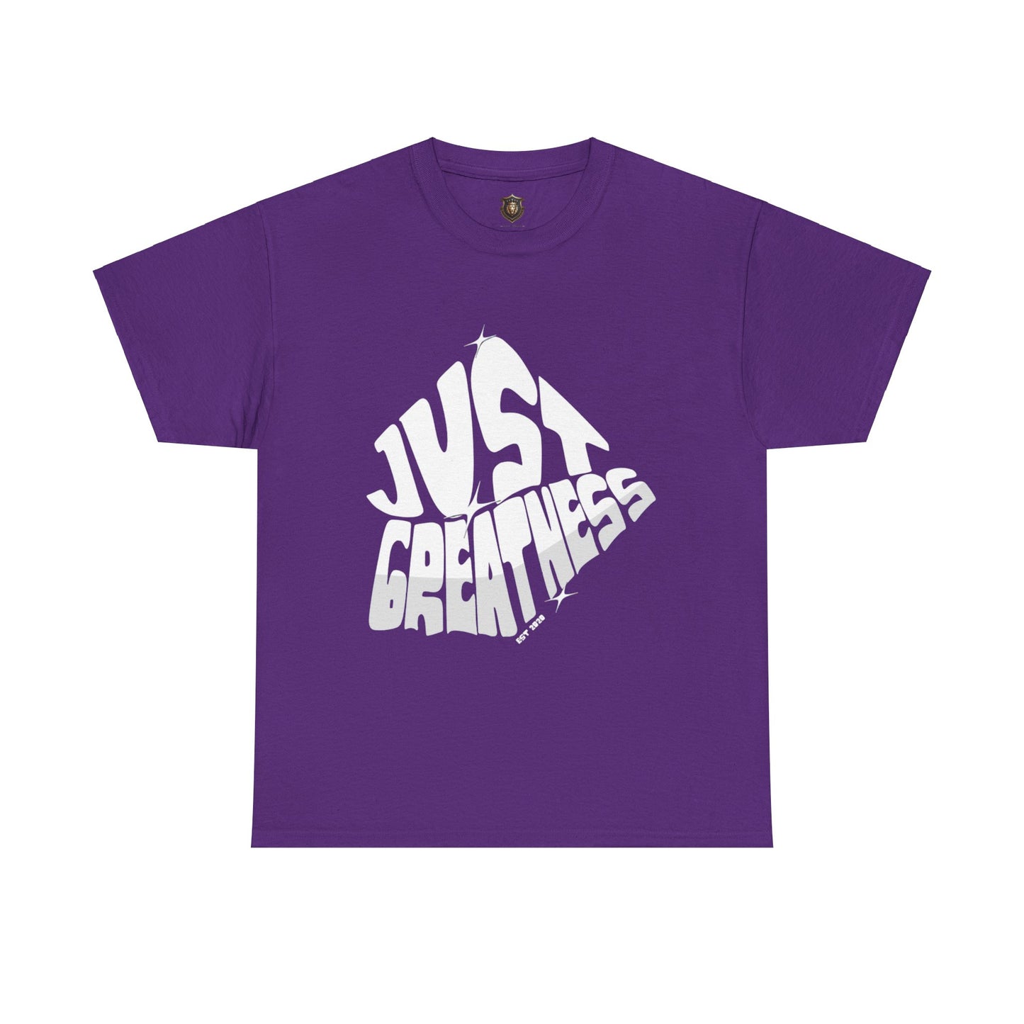 "Just Greatness" T-Shirt – Ethically Sourced Cotton, Bold Statement Design