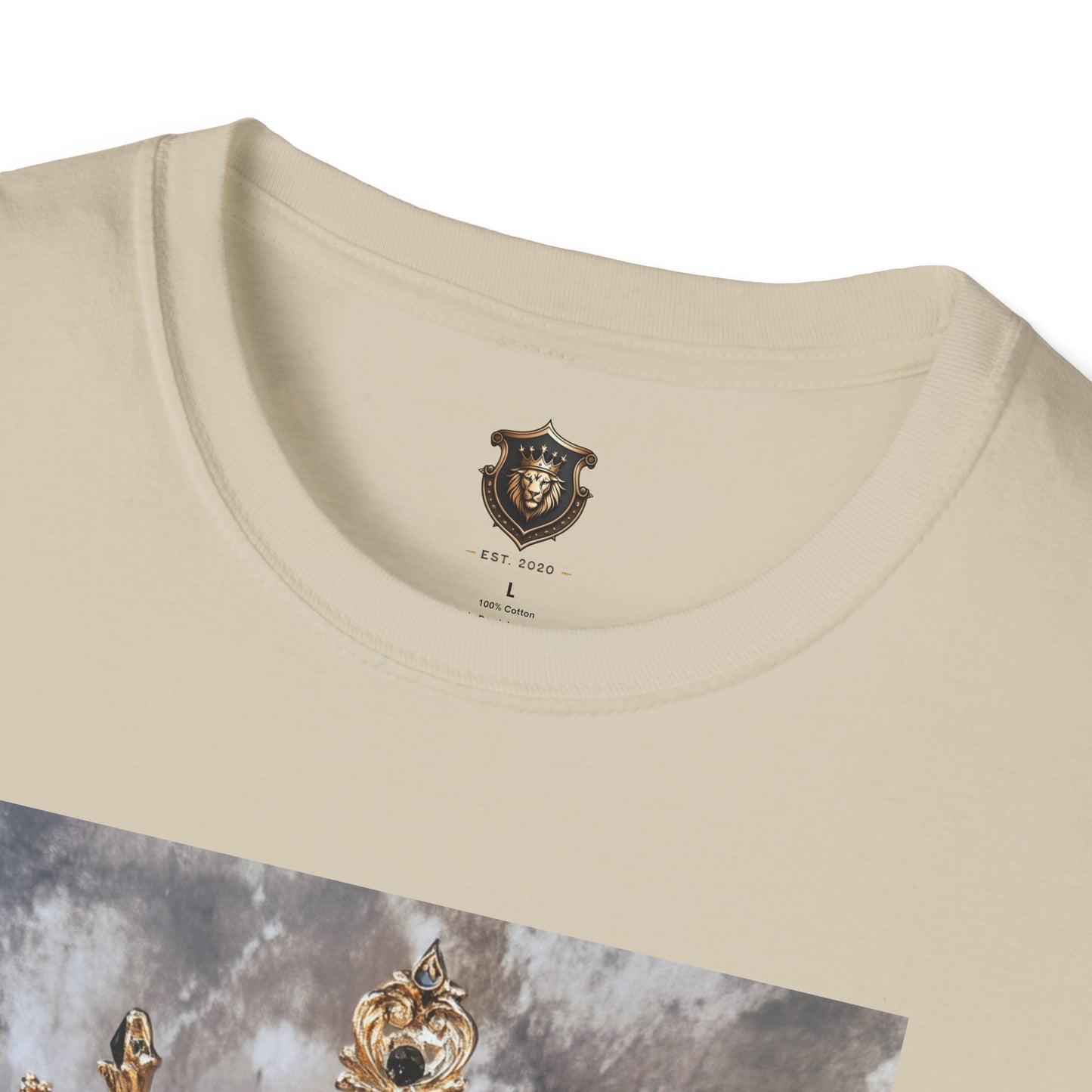 Golden Skull T-Shirt - 100% Cotton