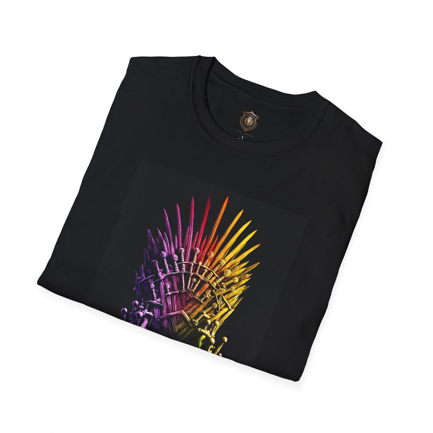 "RINN Throne" T-Shirt – 100% Cotton, Vibrant Royal Design