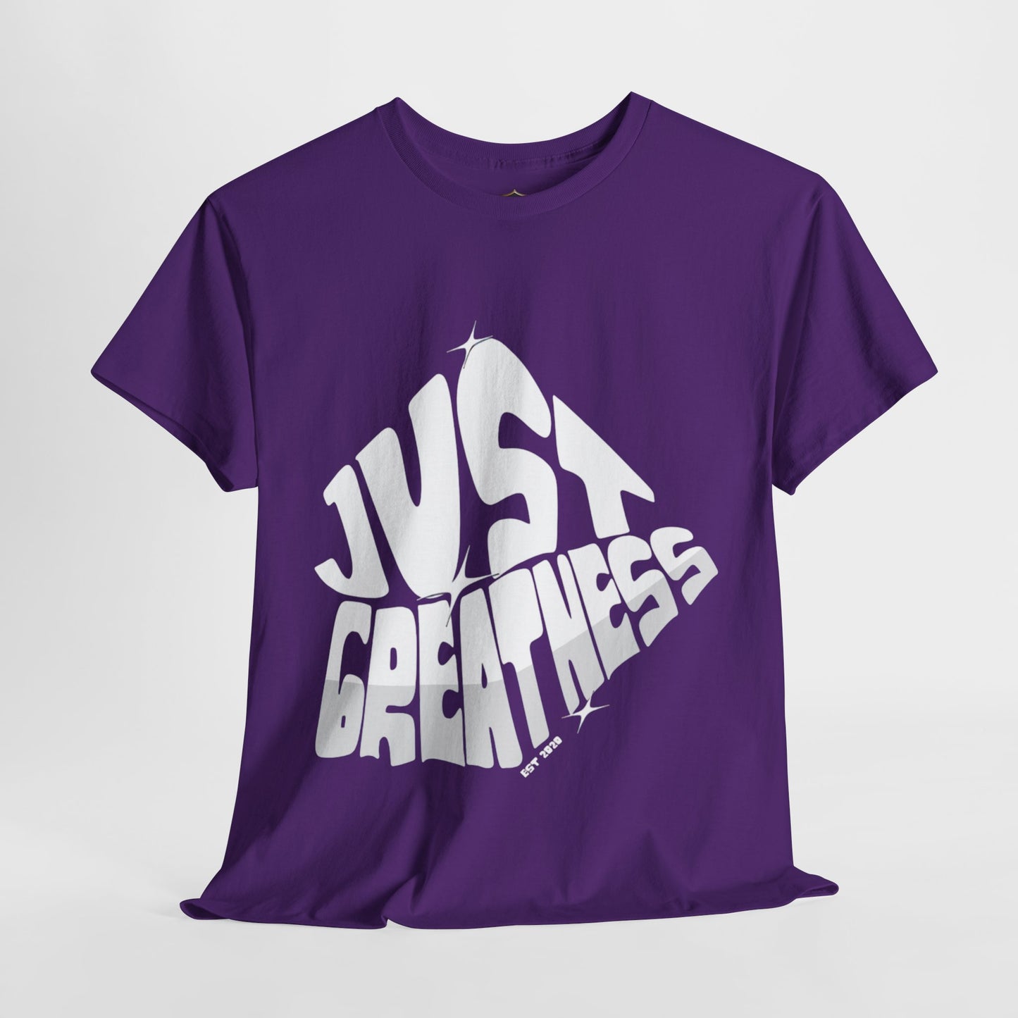 "Just Greatness" T-Shirt – Ethically Sourced Cotton, Bold Statement Design