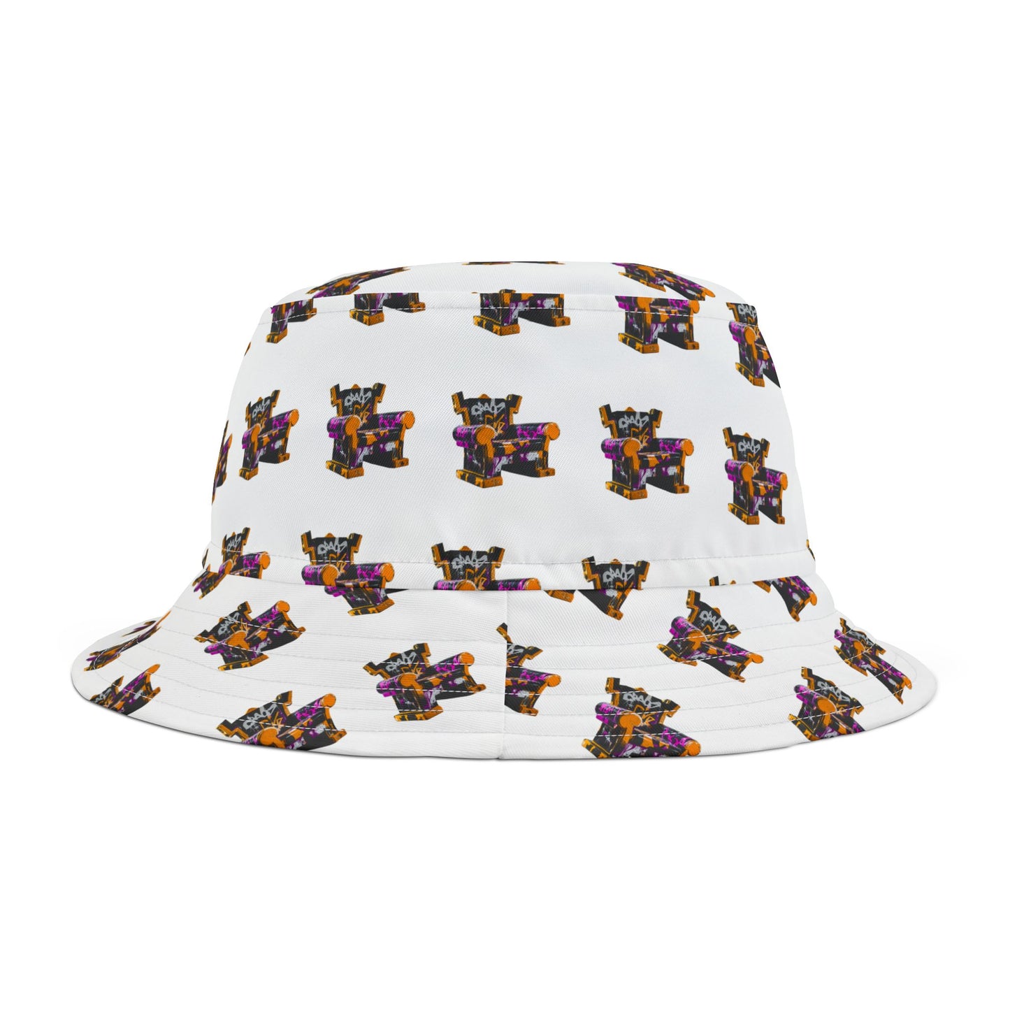 Graffiti-themed Bucket Hat for Trendsetters – Perfect for Festivals & Summer Fun