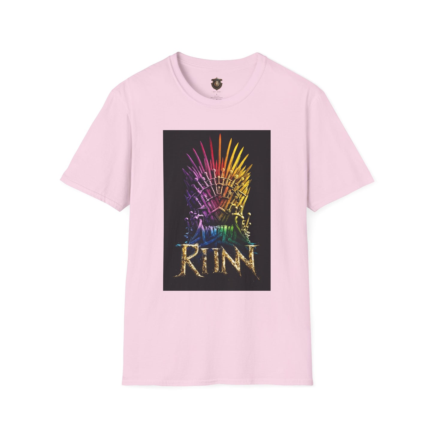 "RINN Throne" T-Shirt – 100% Cotton, Vibrant Royal Design